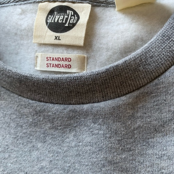 Levi’s silvertab unisex grey sweatshirt size men’s XL new with tags - Picture 8 of 11